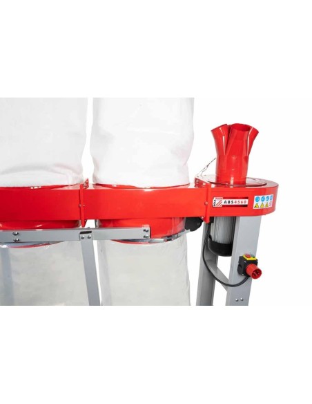 Aspirateur poussiere extracteur copeaux bois collector HOLZMANN abs4560_400v