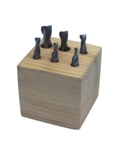 1 - Jeu de 6 fraises 2 coupes de finition Holzmann ffs6