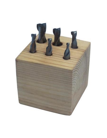 Jeu de 6 fraises 2 coupes de finition HOLZMANN ffs6