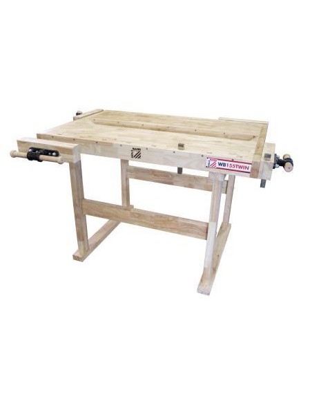 1 - Etabli avec double plan de travail Holzmann wb155twin