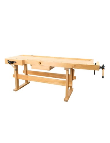 HOLMANN banc de travail avec tiroir et etau wb210