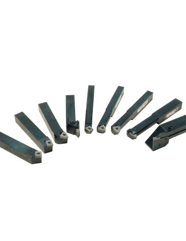 2 - Jeu d'outils 9 pièces pour tour à métaux Holzmann 9tlg12