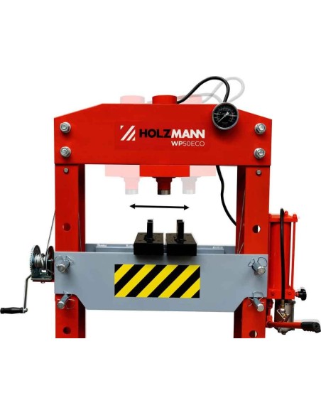 Presse hydraulique d'atelier 50 t HOLZMANN WP50ECO