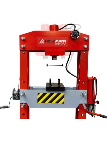 Presse hydraulique d'atelier 75 t HOLZMANN wp75eco