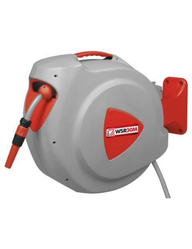 1 - Devidoir mural auto enroulant 30 m wsr30m Holzmann