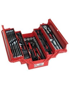 1 - Caisse metallique avec 86 outils Holzmann wzk86crv