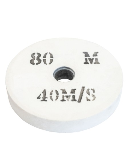 1 - Meule abrasive pour touret 200x25x32 grain 80 Holzmann dsm200ssw