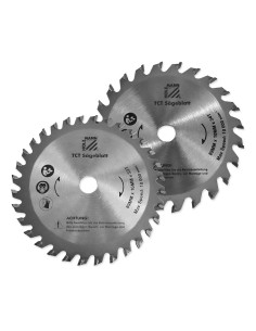 1 - Jeu 2 disques widia hm 89x10 z24+32 pour sega tas89m Holzmann ksb8910z24/32/1+1