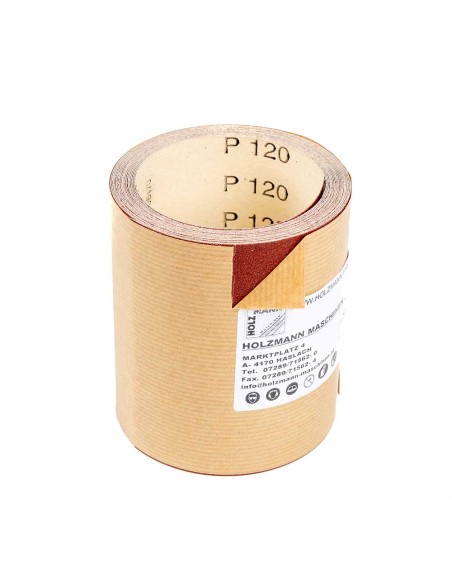 1 - Rouleau de papier de verre corindon 100mm x 5m 120gr