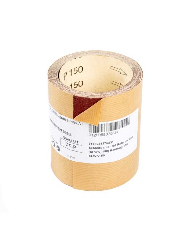 1 - Rouleau de papier de verre corindon 100mm x 5m 150gr