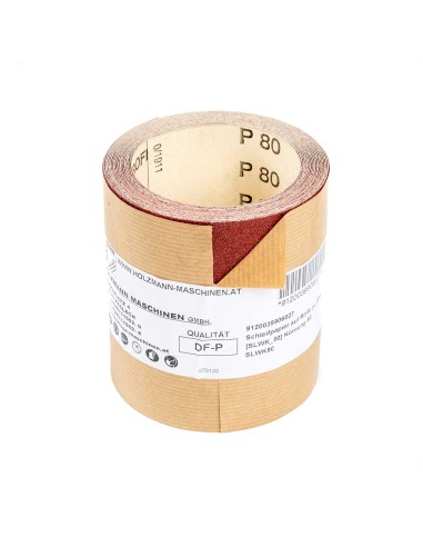 1 - Rouleau de papier de verre corindon 100mm x 5m 80gr