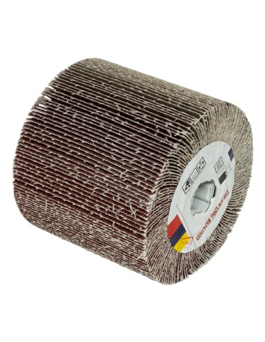 1 - Rouleau abrasif a lamelles pour satineur 100x120 mm gr 60