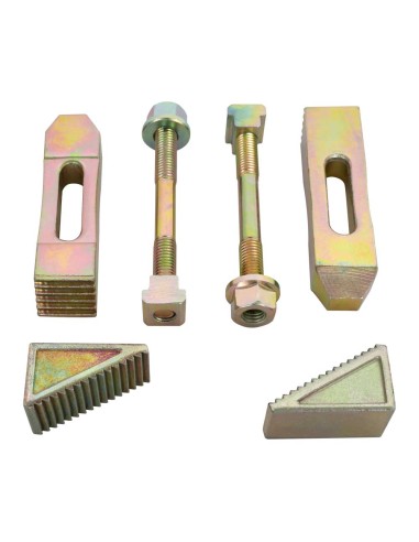 2 - Jeu 6 supports a fente 10 mm pour bloquer pieces fraise Holzmann sws6tlgm10