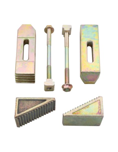 2 - Jeu 6 supports a fente 6 mm pour bloquer pieces fraise Holzmann sws6tlgm6