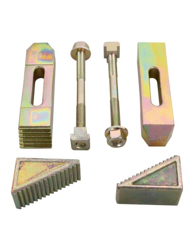 2 - Jeu 6 supports a fente 8 mm pour bloquer pieces fraise Holzmann sws6tlgm8