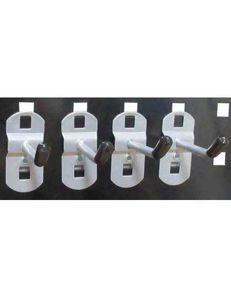 2 - Lot de 10 crochets a outils pour mobilier d'atelier Holzmann wess13hook