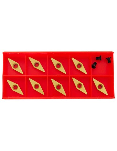 3 - Kit de plaquettes carbure 9 hm pour gouge a bois 28mm Holzmann 10015507