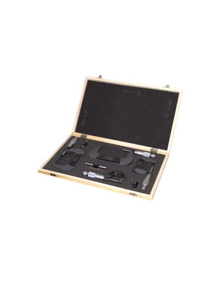 Jeu de 4 micrometres exterieurs Holzmann bms4