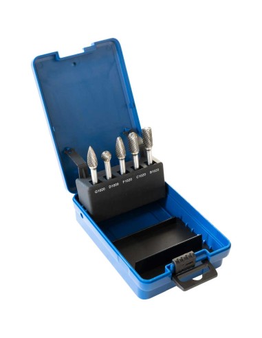 Kit de 5 limes rotatives carbure hm Holzmann fs5tlg