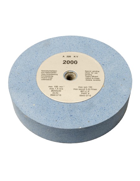 1 - Roue abrasive pour affuteur a eau 200x40x8 gr220 Holzmann nts200sst