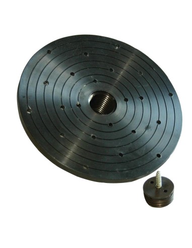 1 - Plaque avant avec mandrin a vis pour tour a bois m33 120 mm Holzmann pse120