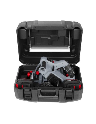 6 - Scie circulaire a immersion 140mm batterie 20v accessoires Holzmann tas140akku