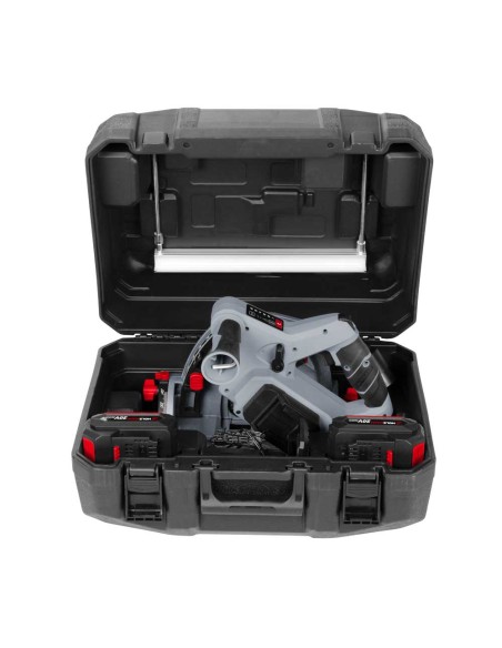 6 - Scie circulaire a immersion 140mm batterie 20v accessoires Holzmann tas140akku