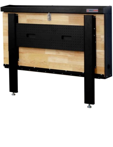 Etabli mural pliable avec panneau pour cles Holzmann wb120fold
