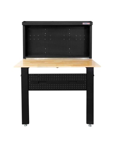 Etabli mural pliable avec panneau pour cles Holzmann wb120fold