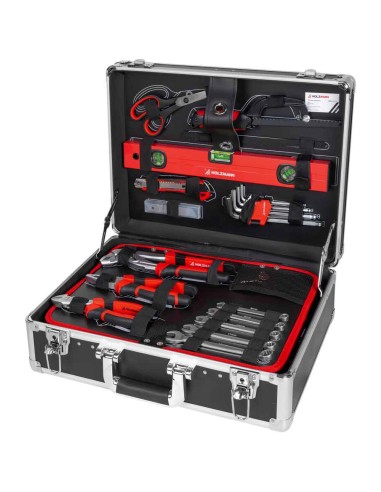 3 - Mallette a outils complete avec 119 outils Holzmann wzk119eco