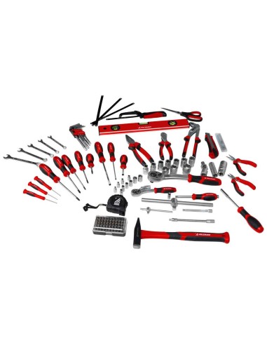 4 - Mallette a outils complete avec 119 outils Holzmann wzk119eco