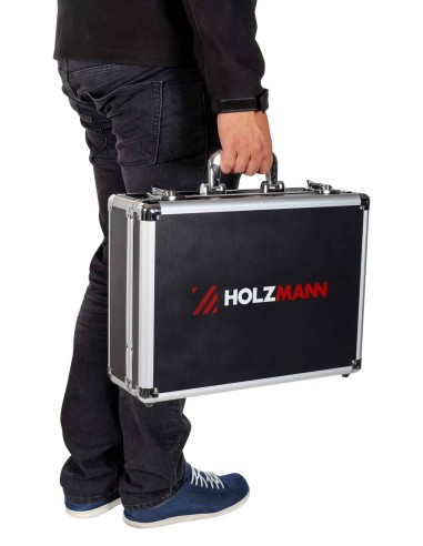 9 - Mallette a outils complete avec 119 outils Holzmann wzk119eco