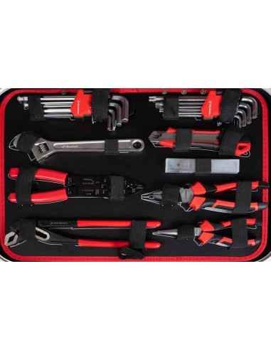 6 - Mallette a outils complete avec 167 outils Holzmann wzk167pro