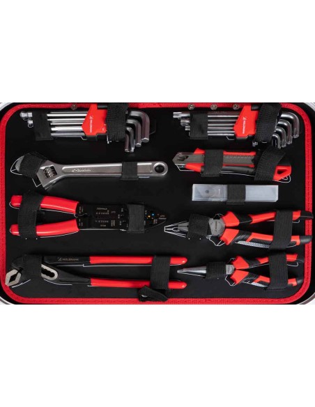 6 - Mallette a outils complete avec 167 outils Holzmann wzk167pro