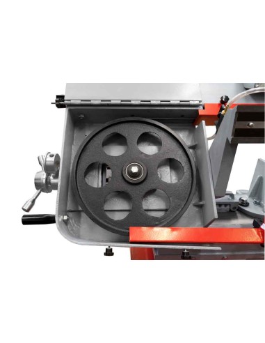 7 - Scie a ruban a metaux avec abaissement automatique Holzmann bs450_400v