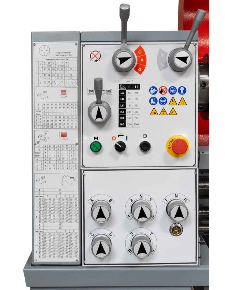 Tour parallele pour le metal avec visionneuse affichage Holzmann ed1500kdig_400v