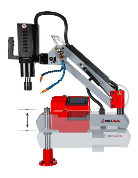 6 - Taraudeuse electrique 230v m6-m30 avec bras Holzmann gsm30e_r30_230v