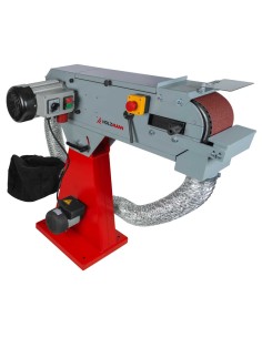 1 - Ponceuse a bande pour metaux avec aspirateur 2000x150mm Holzmann msm150abs_400v