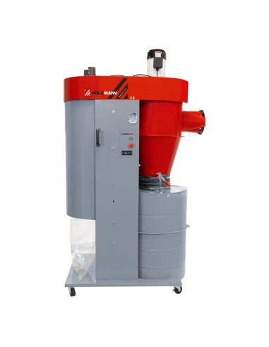 3 - Aspirateur de copeaux cyclonique sur roues Holzmann rle3000_400v