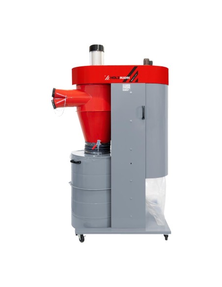 5 - Aspirateur de copeaux cyclonique sur roues Holzmann rle3000_400v