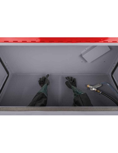 Sableuse cabine avec aspirateur 420 litres Holzmann sk420_230v