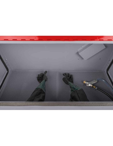 Sableuse cabine avec aspirateur 420 litres Holzmann sk420_230v