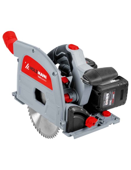 2 - Scie circulaire a immersion 165mm batterie 2x20v Holzmann tas165akku