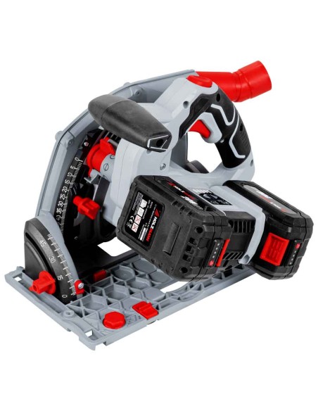 4 - Scie circulaire a immersion 165mm batterie 2x20v Holzmann tas165akku