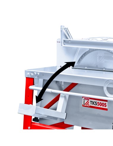 3 - Scie a table de chantier 500mm 4200w Holzmann tks500s_400v