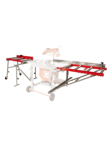 1 - Rallonge avec rouleaux pour scie de chantier Holzmann ts400zal_400v