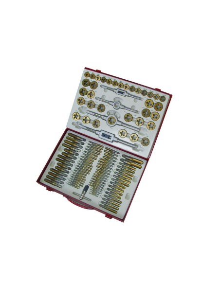 Jeu de tarauds et filieres metriques m2-m18 Holzmann gbm110tin