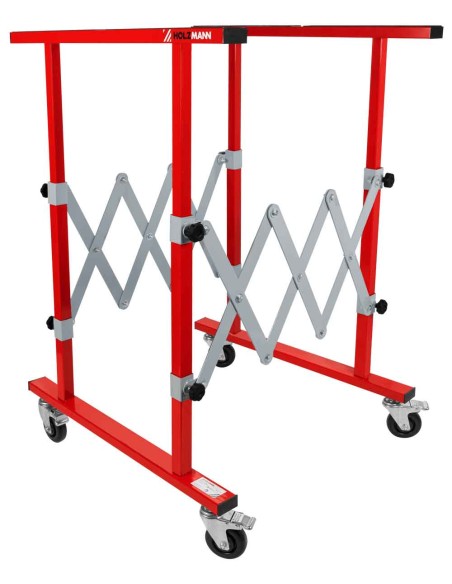 2 - Chevalet extensible pliable avec roulettes Holzmann kb100twin