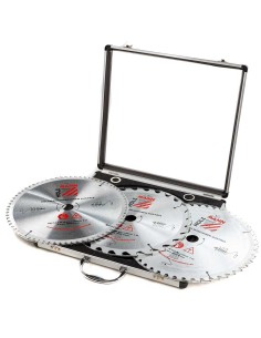 Jeu de 3 lames circulaires widia hm pour bois 315 z28-z48-z72 Holzmann