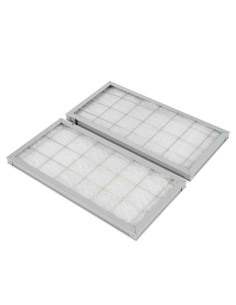 1 - Kit de 2 filtres d'aspirateur en metal Holzmann mabs1500f